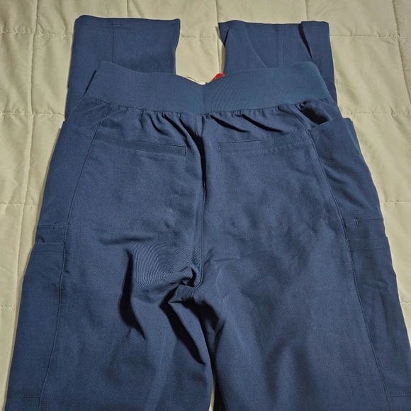 Figs Team USA Navy scrub pants with Red Accents Lg tall - Picture 2 of 4